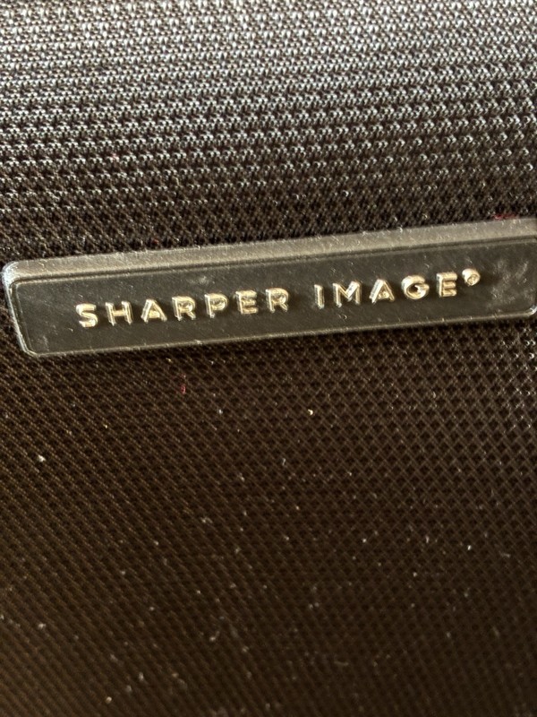 Sharper Image 21″ Black/Pink Polyester Carry-On Suitcase, Wheels, Retractable
