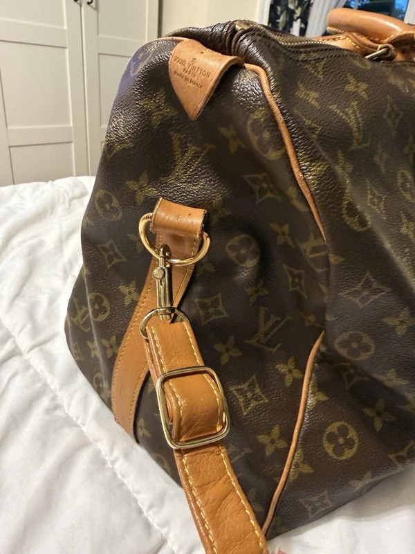 Authentic Louis Vuitton Monogram Duffle Bag w/ Shoulder Strap 23-25" gallery