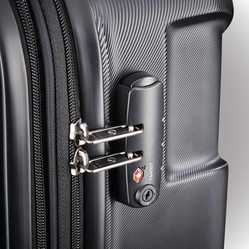Samsonite Centric Hardside Expandable Luggage with Spinner Wheels Black 28-Inch gallery