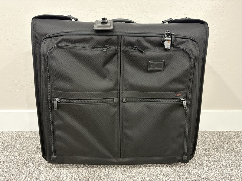 TUMI ‘Alpha’ Black Nylon Extended Trip 2 Wheeled Garment Bag
