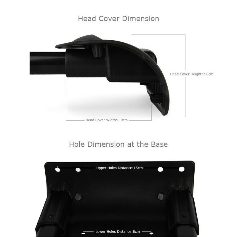 Luggage Handle Replacement Suitcase Telescopic Pull out Spare Part G072 18-28in gallery
