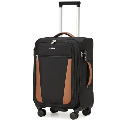 Carry On Luggage 20 Inch Softside Expandable Suitcase 20-Inch Carry On Black