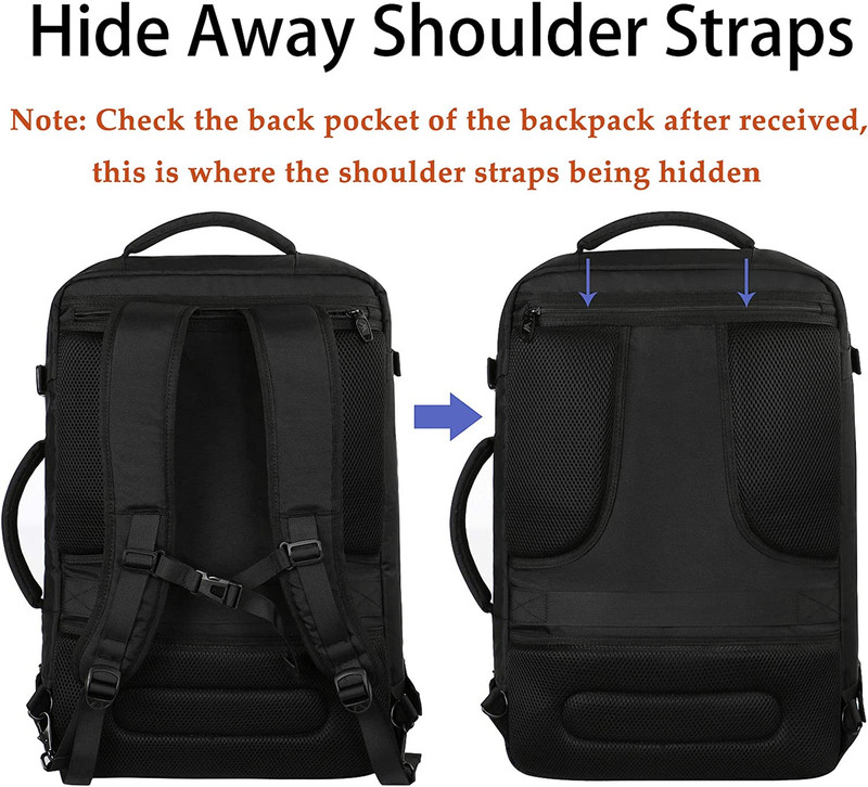 Carry on Backpack, Extra Large Travel Backpack Expandable Airplane Approved Week gallery
