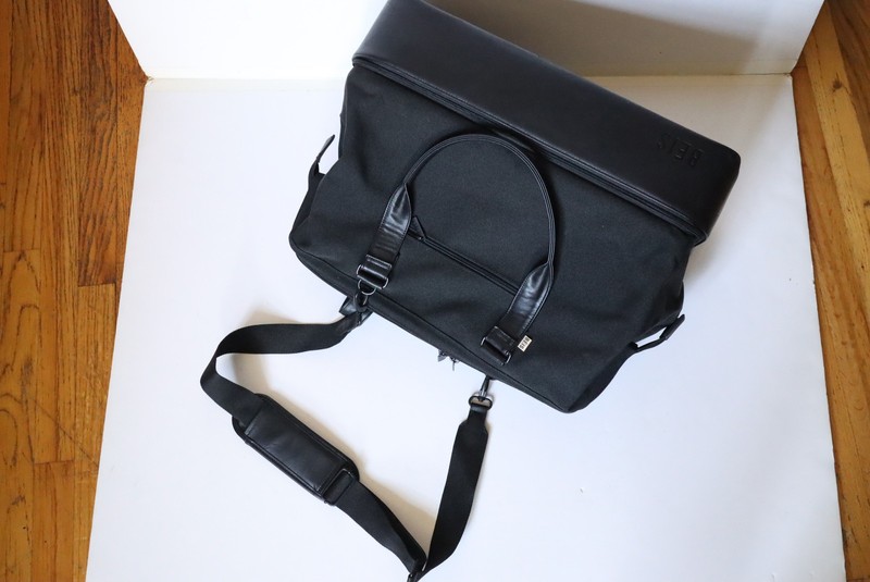 BEIS Convertible Weekender Overnight Black Duffle Luggage Bag Shoulder Strap 49L gallery