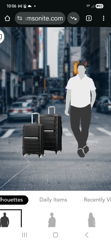 Samsonite Tech Two 2.0 2-piece Hardside Set Luggage Gray 27 & 21 N/b