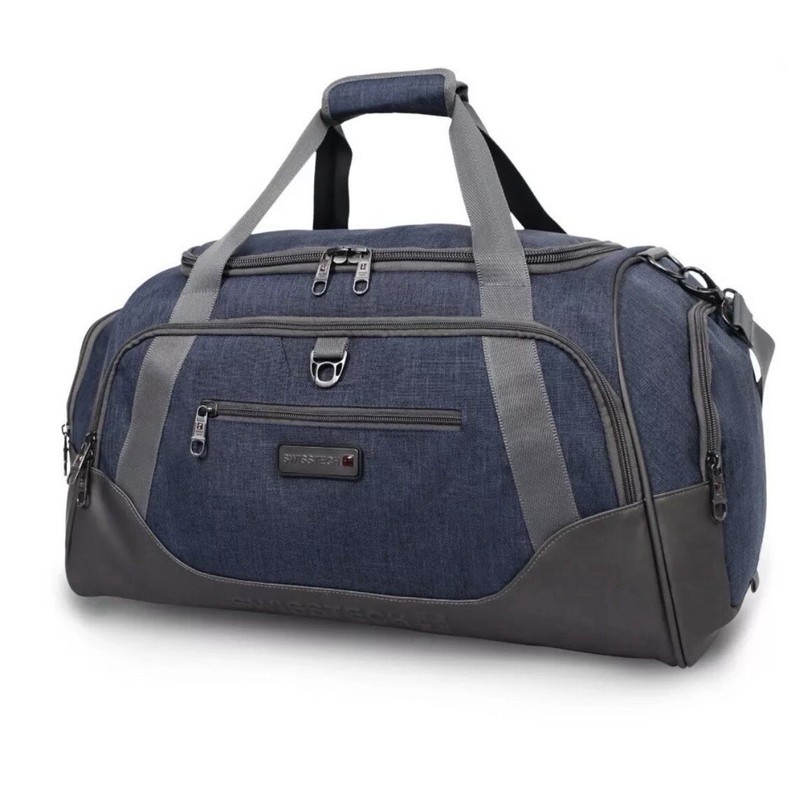 SwissTech Excursion Blue 24″ Travel Duffel 10.5x24x12″