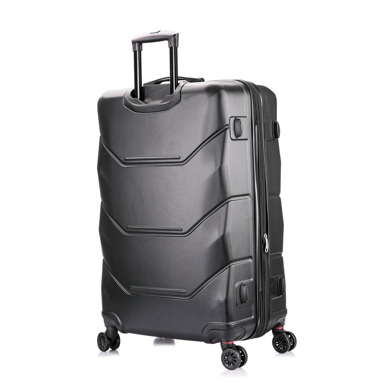 Lightweight 30 Inch Suitcase Hardside Luggage Spinner Wheels PC/ABS Travel Black gallery