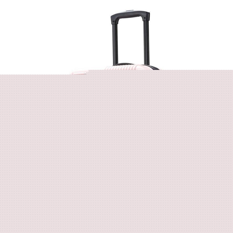 American Tourister NXT Checkered Hardside Carry On Spinner Suitcase – Pink