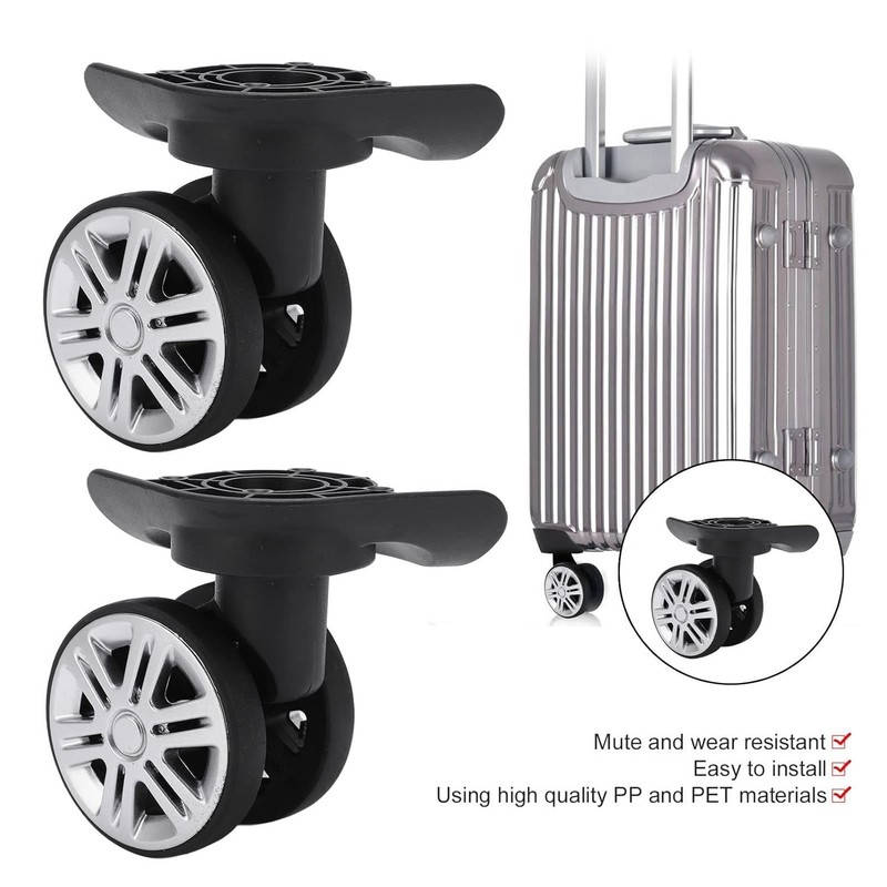 High-Quality Mute Double Row Wheels for Suitcases - Easy Installation & Durable gallery