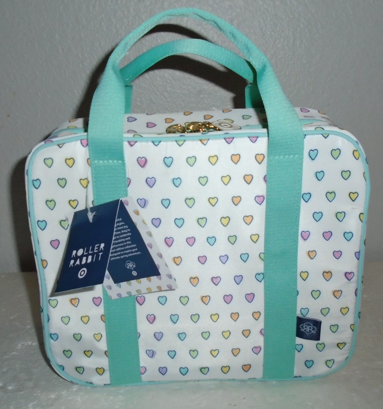 Roller Rabbit X Target Disco Hearts Hanging Toiletry Bag NEW