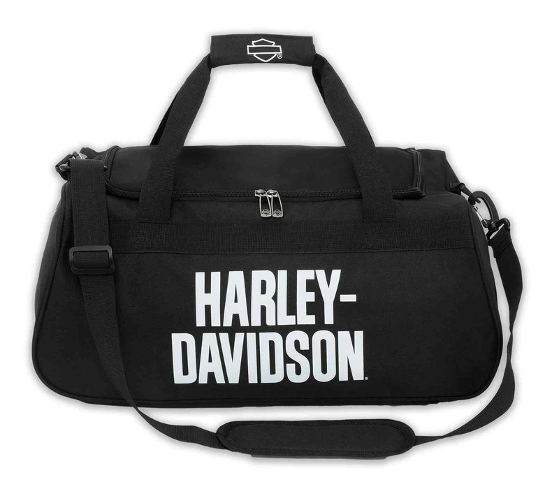 Harley-Davidson American Flag Zip Rugged Graphic Duffel Bag New with Tags gallery