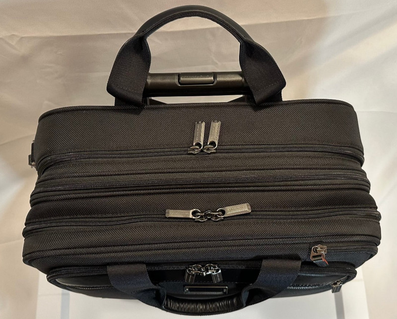 Briggs & Riley @Work Medium Expandable 2-Wheel Brief Travel KR420X Black NWOT gallery
