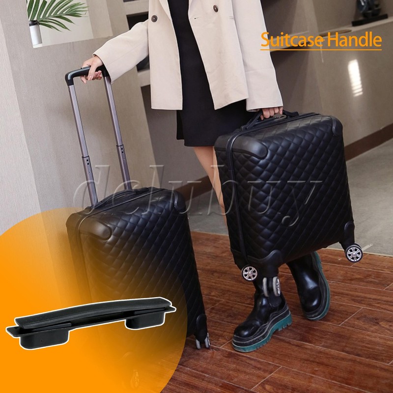 Suitcase Handle with Screw Replacement Luggage Holder 215mm B114 Black gallery