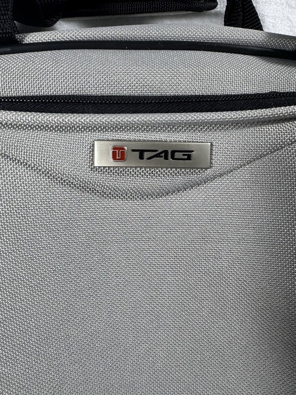 TAG Gray Accessory Bag with Adjustable Straps, Zipper Closure, Carry Handle gallery