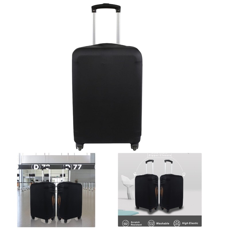 Durable 31-32 Inch Suitcase Protector – Stylish Black Luggage Cover – XL Size