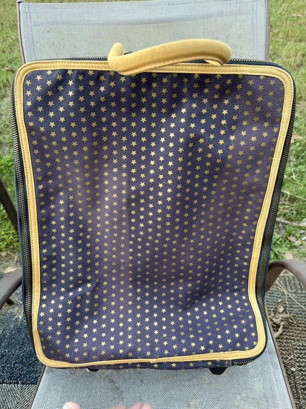 J Crew Travel Bag With Strap And Wheels Lightweight Piece of Luggage