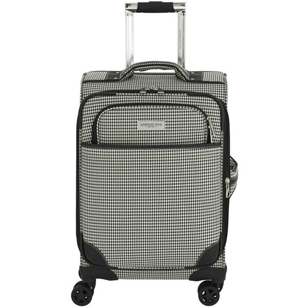London Fog Cambridge 31″ Expandable Spinne Black & White