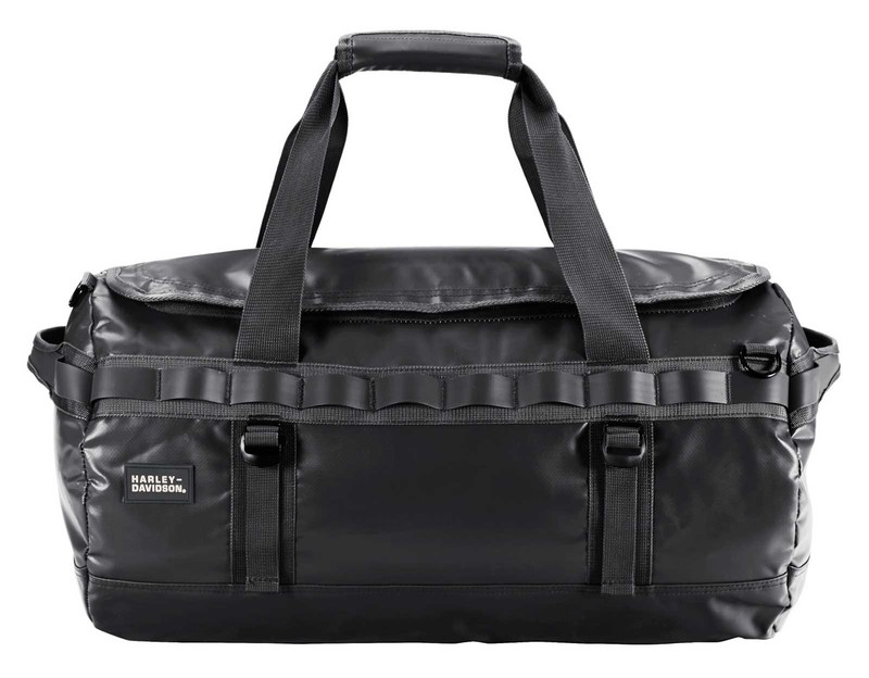 Harley-Davidson Water-Resistant Functional Hybrid Duffel Bag/Backpack - Black gallery