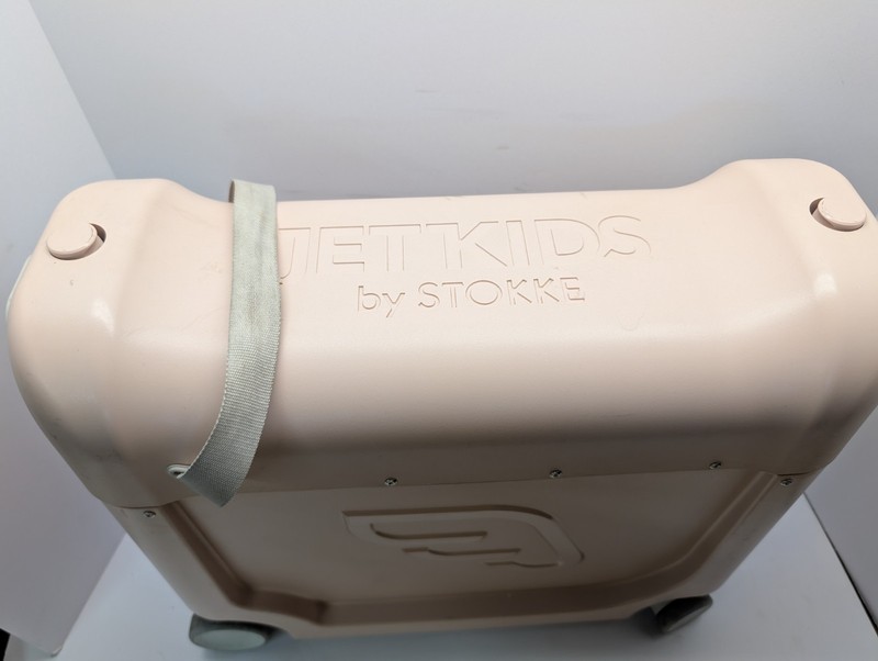 JetKids by Stokke BedBox Ride-On Rolling Suitcase Pink W/bedding pad ***READ***