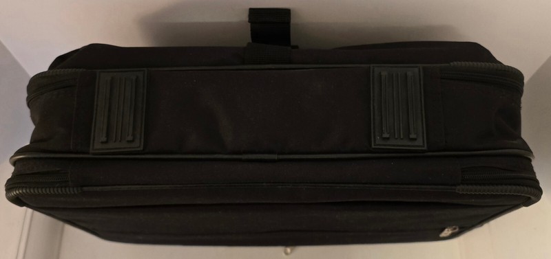 SAMSONITE EXPANDABLE BRIEFCASE COMPUTER BAG BLACK MULTI COMPARTMENTS ZIPPED gallery