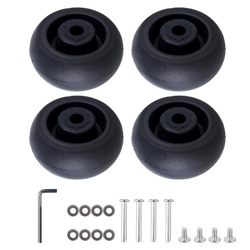 4Pcs 40x18mm Suitcase Luggage Wheel Repair Kits Easy Installation Smooth Rolling