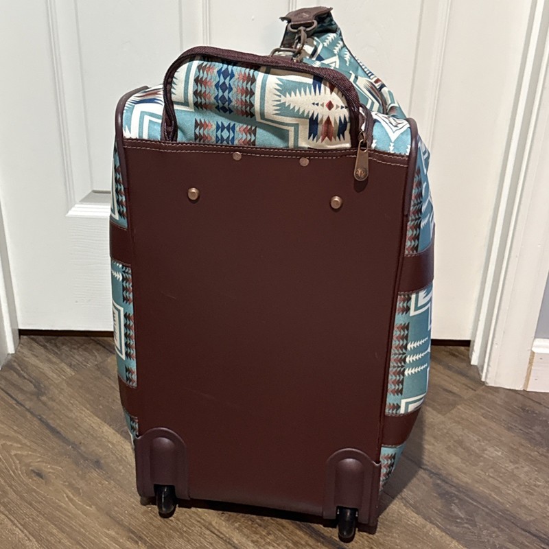 PENDLETON Harding Rolling Duffle Travel Bag Suitcase 22” Aztec Southwestern gallery