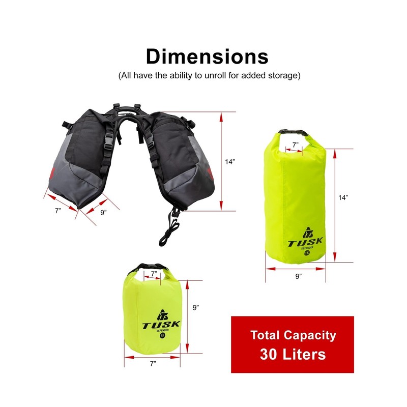 TUSK Excursion Rackless Luggage System Base Standard Heat Shield Black/Grey gallery