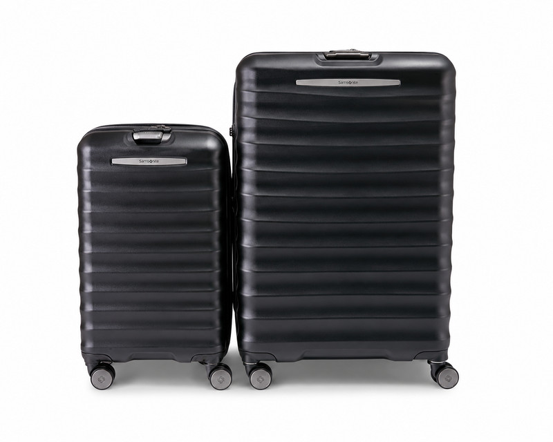 Samsonite Ridgeway II 2-Piece Hardside Spinner Luggage Set Black TSA