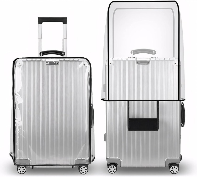 Clear PVC Suitcase Cover Protectors 20/24/26/28/30 Inch Suitcase Baggage Covers