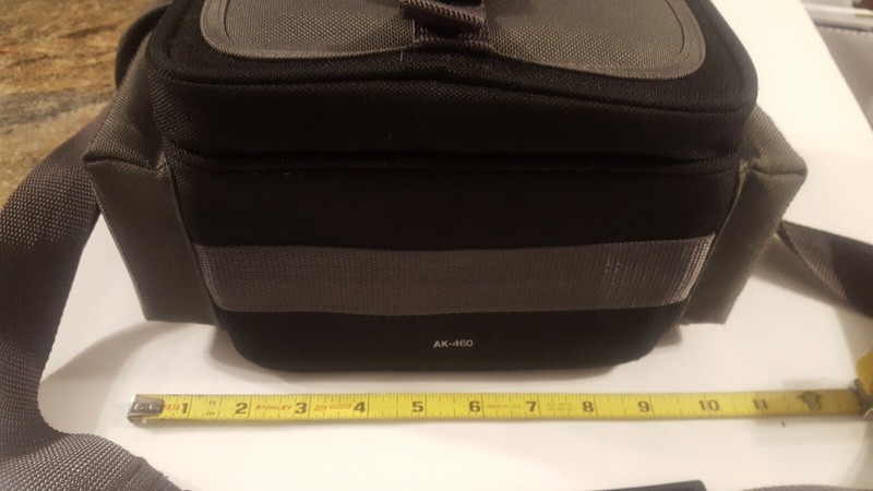 RYKA Padded Camera BAG w/ Strap & Multiple Compartments, Black Travel Fanny Pack gallery