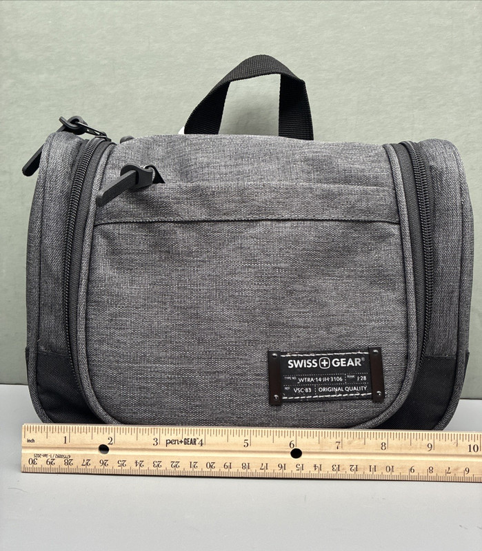 SWISS GEAR Rectangular Toiletry Bag - Gray & Black New gallery