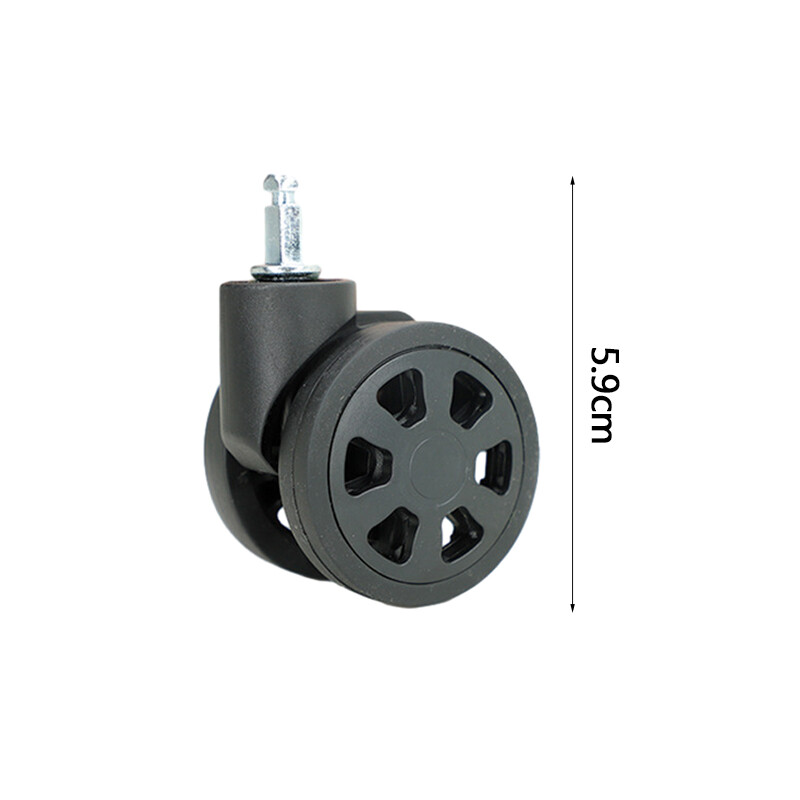 4 PCS Compartment Universal Wheel Luggage Accessories Trolley Box Pulley Mute gallery