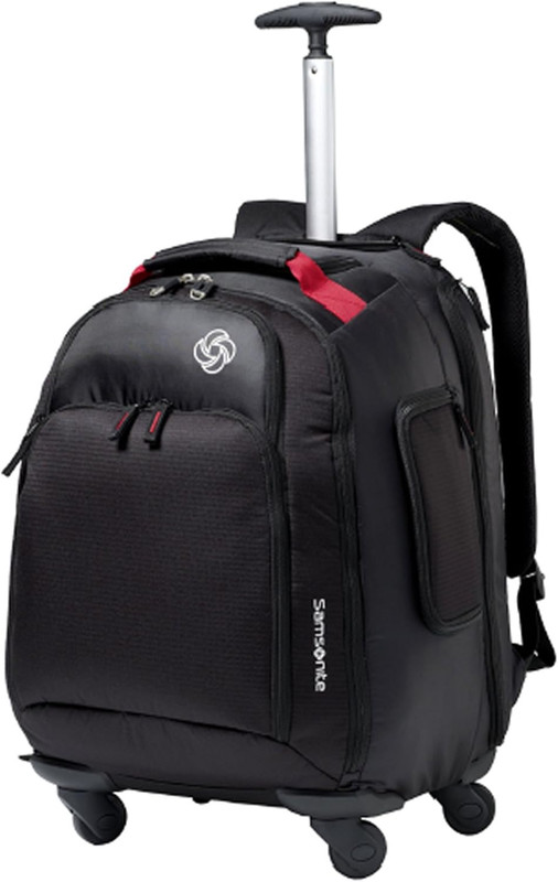 MVS Rolling Backpack, Black, 19-Inch gallery