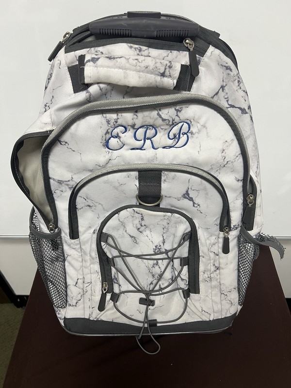 Rolling Backpack With Wheels School Travel Wheeled Retractable Carry-on Handle gallery