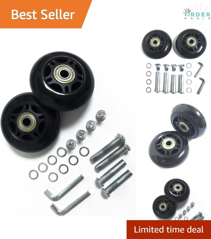 Luggage Suitcase Replacement Wheels Rubber Inline 70mm 75mm 84mm 90mm