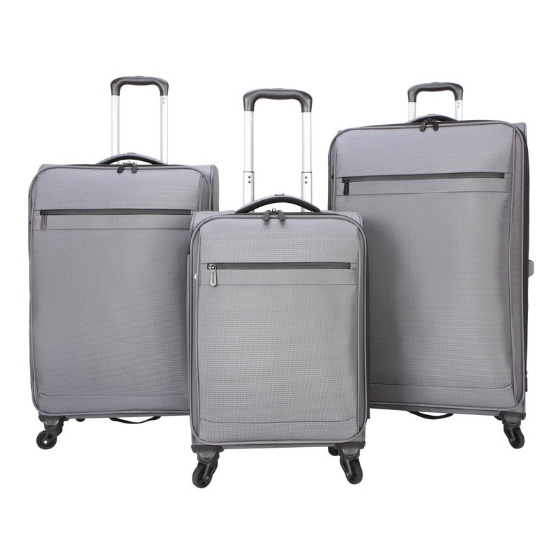 30 Inch Softside Luggage Durable Travel Bag W/ 4 Spinner Wheels Expansion Straps gallery