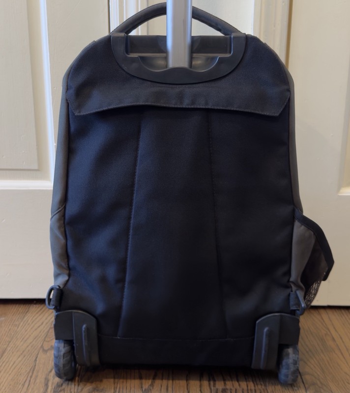 JanSport Driver 8 Rolling Backpack Wheeled Travel Bag - Green Preowned gallery