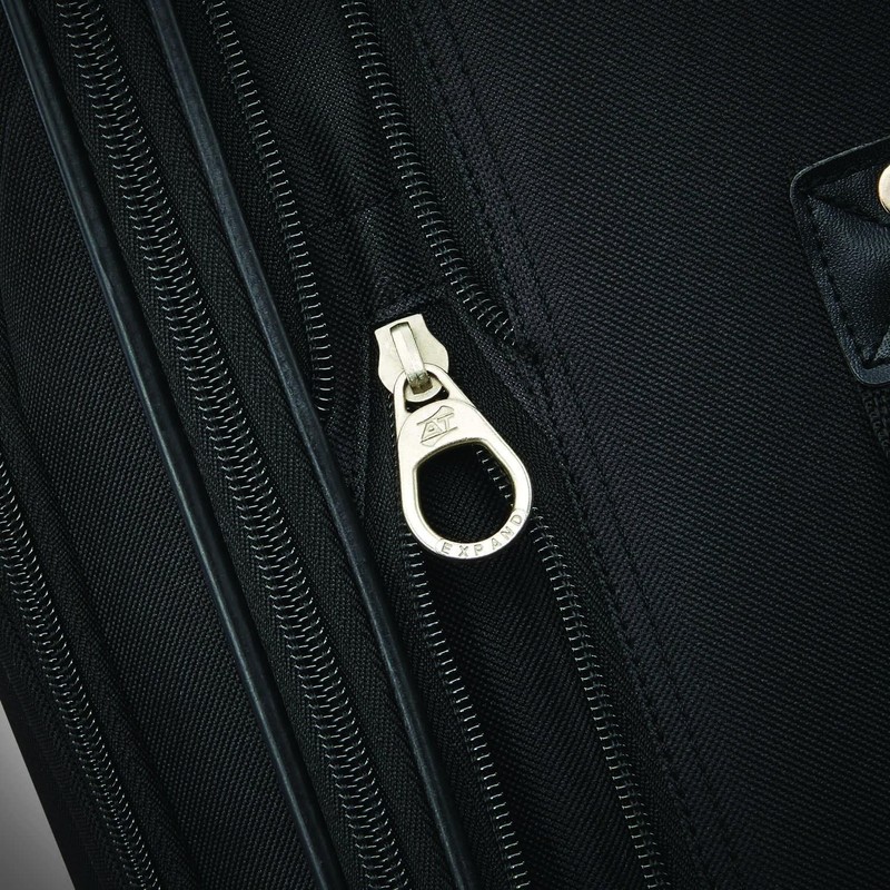 Versatile Black 4-Piece Luggage Set with In-line Skate Wheels & Push Button Lock gallery
