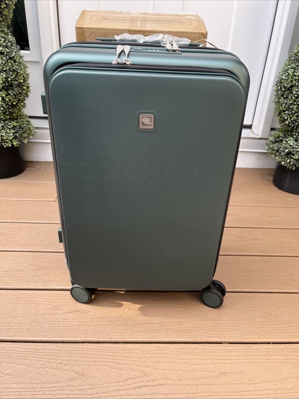 Hanke Lightweight Front Opening Carry-on 20 Inch, Green New