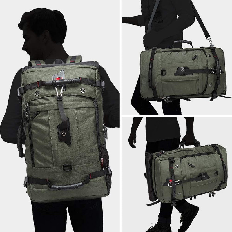 Travel Backpack, Carry on Backpack Durable Convertible Duffle Bag Fit for 15.6 I gallery