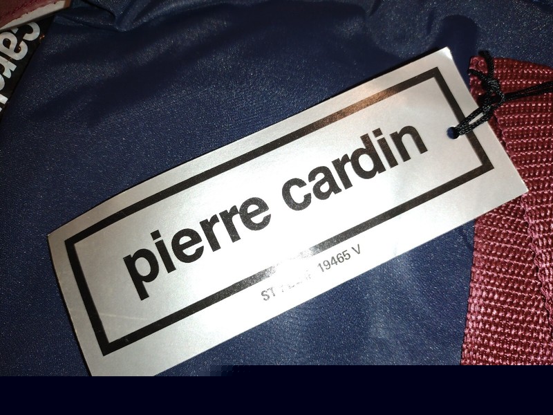 1990's Pierre Cardin Blue Nylon Duffle Tote Bag Gym Overnight New In Factory BAG gallery