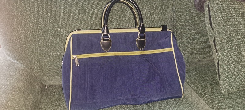 Baggallini Carry All Weekender Carry On Bag Blue Green