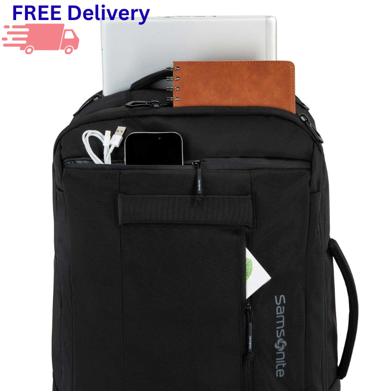 Samsonite Convertible Wheeled Backpack Rolling Laptop Travel Carry-On Bag New gallery