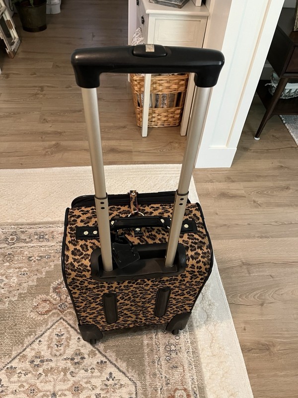 Leopard Cheetah Pattern Victoria Secret animal print carry on luggage gallery