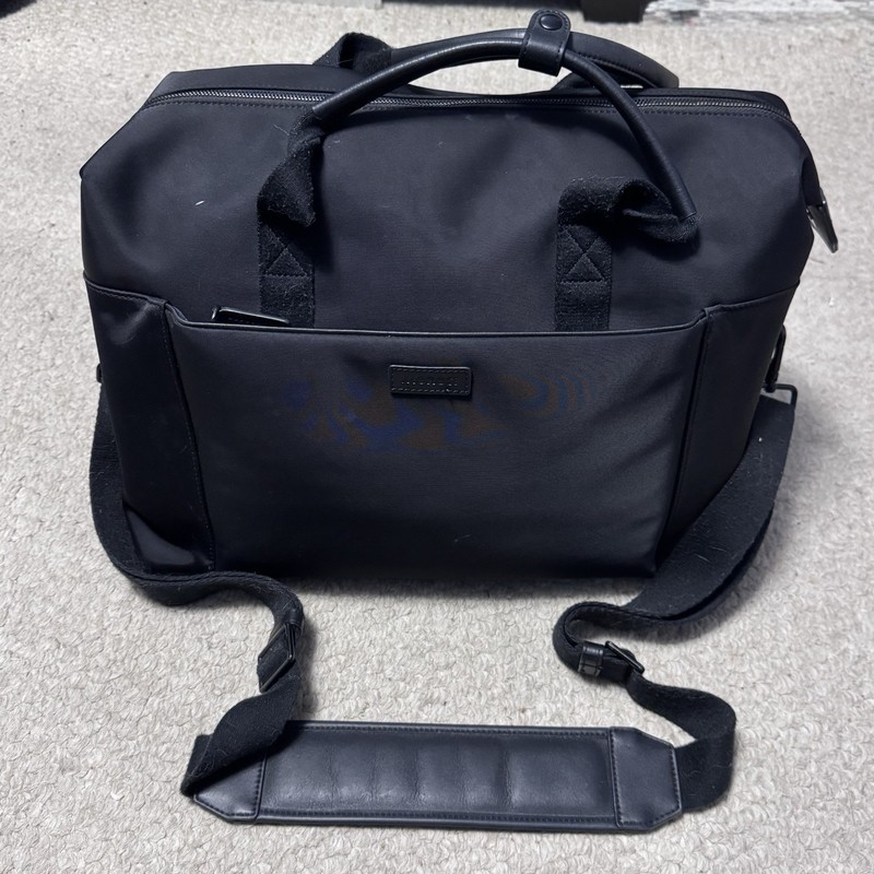 Monos Metro Duffel carryon travel bag black nylon & classic snap-on classic kit