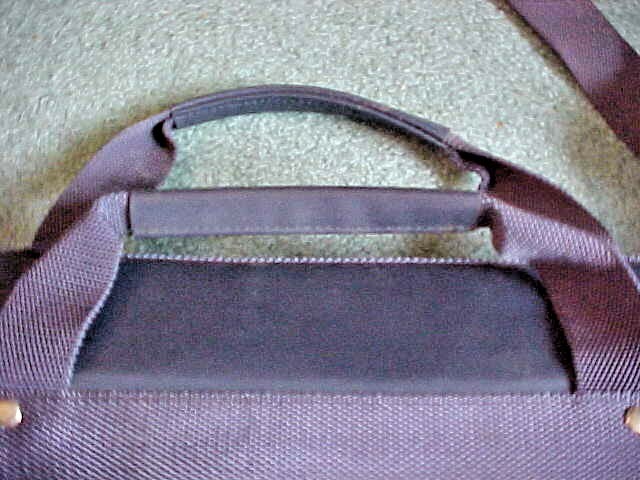 Airway Hanging Garment Bag Navy Shoulder Strap Carry Handle 2 Outer Compartments gallery