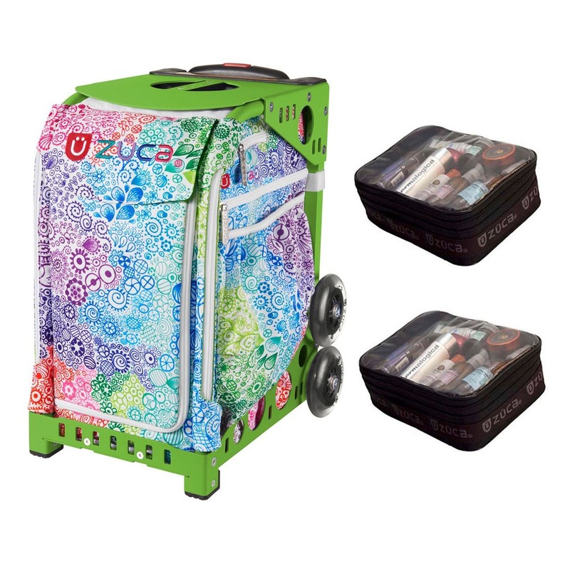 Zuca Explosion bag with 2 Small Utility Pouch (Green Frame)