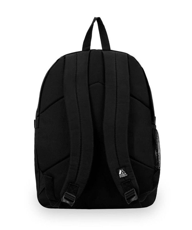 Everest Double Main Compartment Backpack, Black, One Size gallery