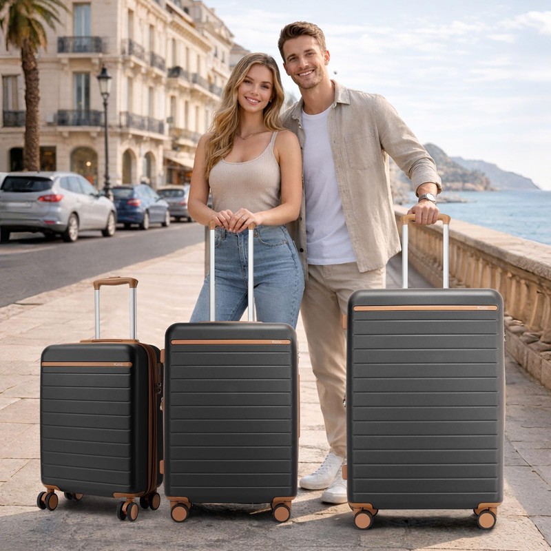 24 Inch Check In Suitcase Expandable Luggage, Business Travel Suitcase for 5-... gallery