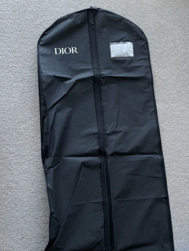 Authentic CHRISTIAN DIOR 64”x 23″x3.5″ Black GARMENT TRAVEL BAG Waterproof